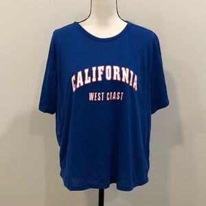 Shein Curve Cropped Tee